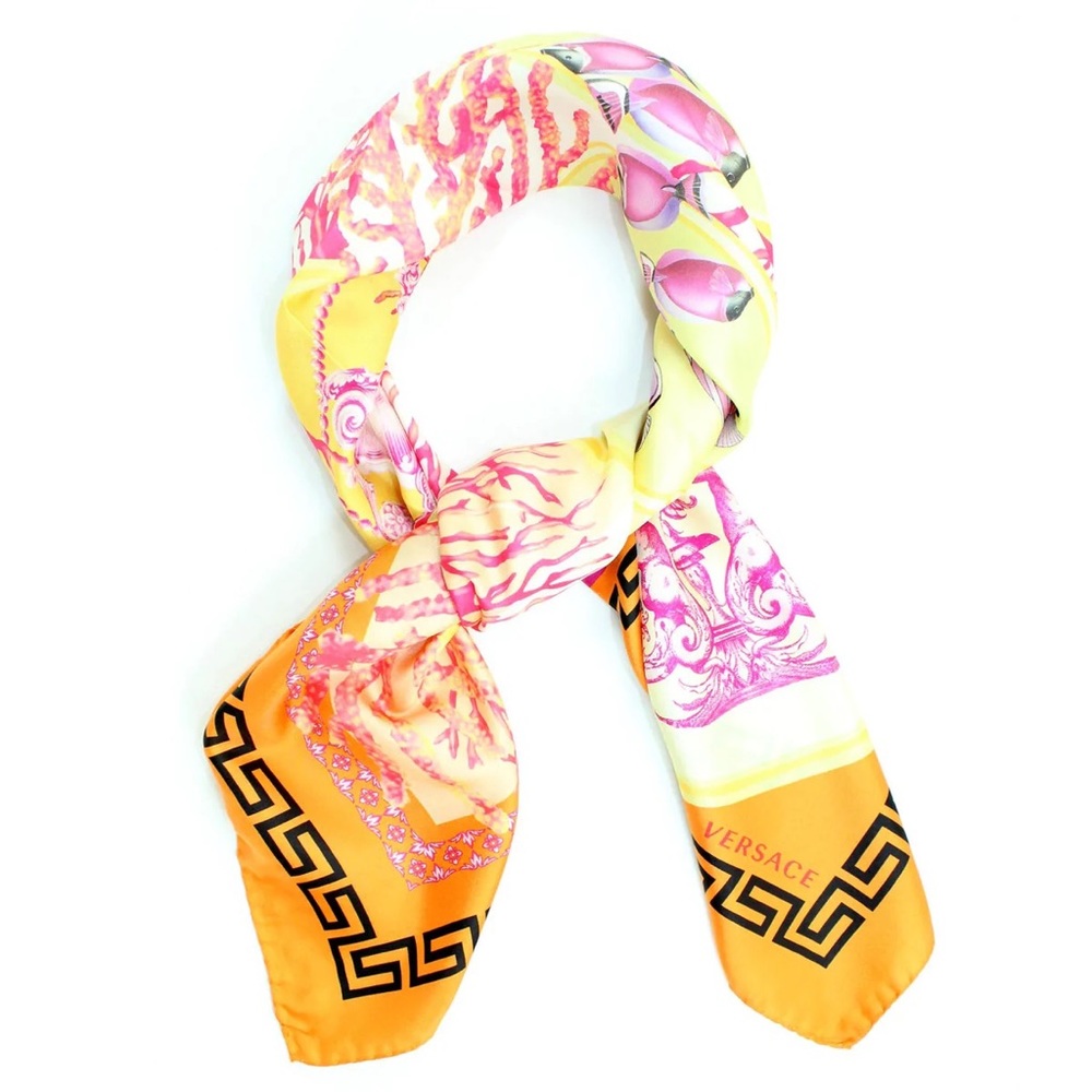 VERSACE Ocean Silk Scarf - NEW